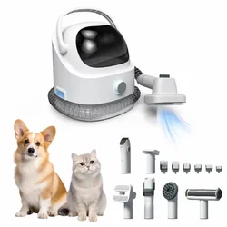 Pet Grooming Trimmer Capelli Deshedding Strumento di Aspirazione A Vuoto Elettrico Cane Gatto Pet Spazzola Per Capelli Toelettatura Kit Aspirapolvere Per Cane Gatto