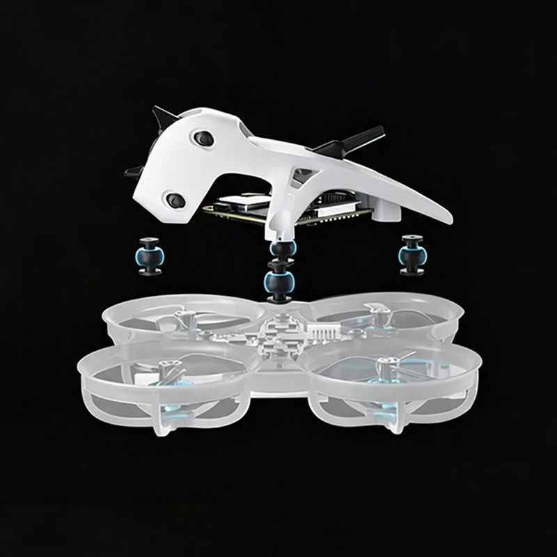 DT98 Camera Protective Canopy II for DJI O4/O4 Wide, 15°-35° Adjustable, for Meteor75 Pro II & Meteor65 Pro II Frame