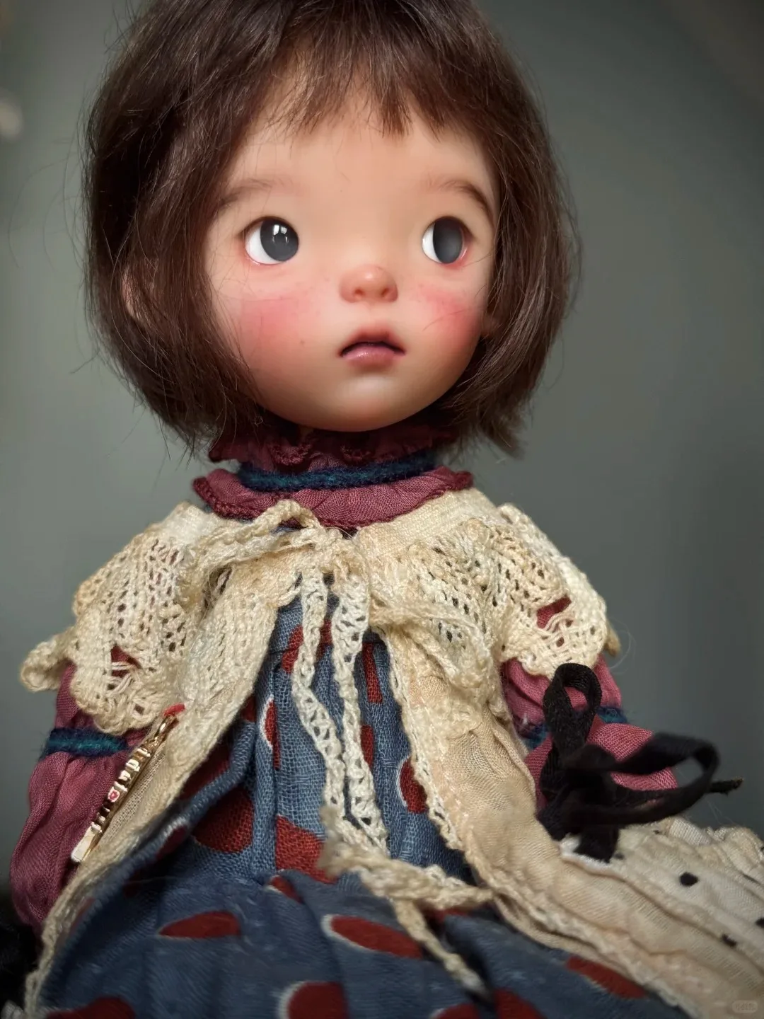 New sd BJD 1/6 26cm girl Landzzz landoudou girl resin mold mia jaccoosun toy for sweet fashion Free shipping