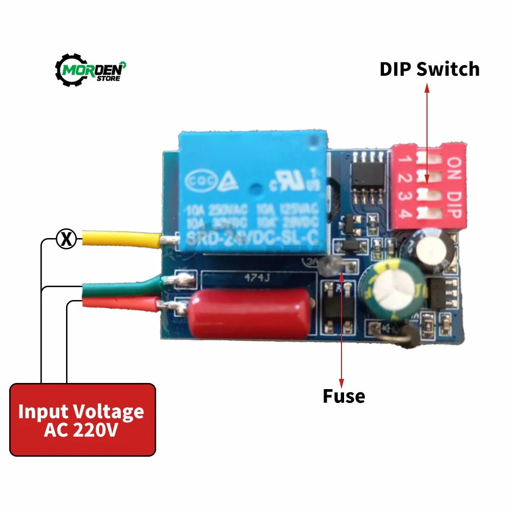 Timer Delay Controller Relay AC 110V 220V Power-ON Relay Module Voltage Output 180min Adjustable Switch Power Supply