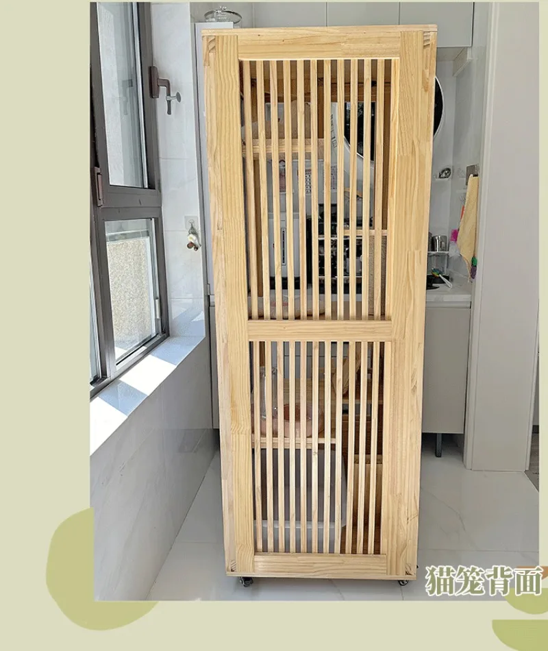villa cat climbing frame does not occupy a small apartment household cabinet  house integrated cat litter box