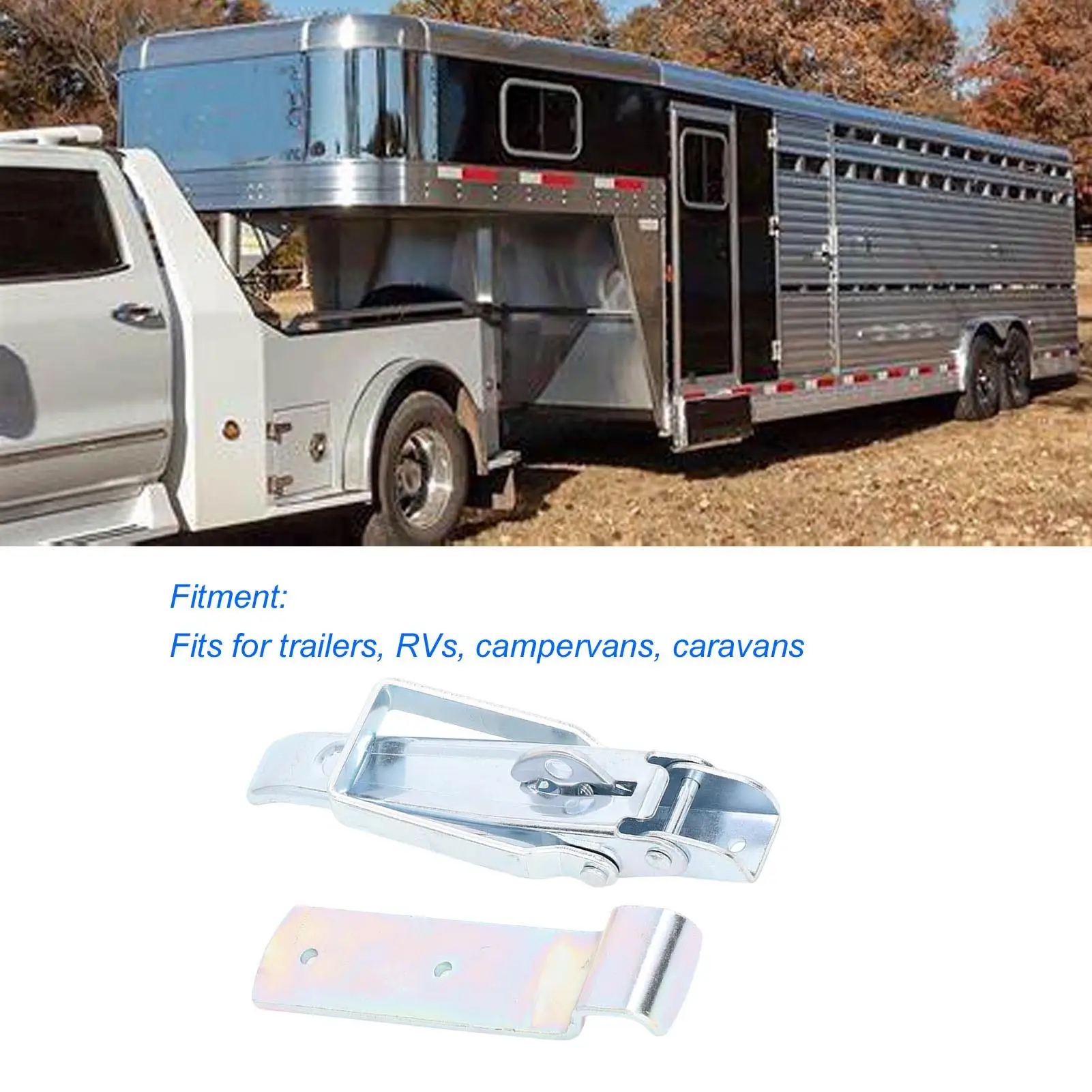 Trailer Lift Gate Durable High Strength Over Centre Body Clamp with Mounting Pad for rvs