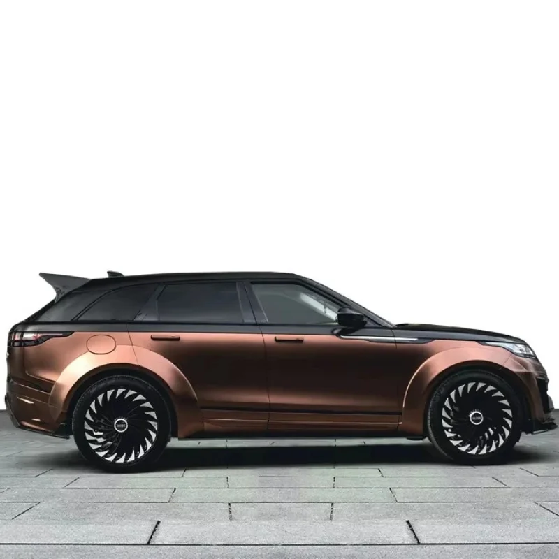 Carbon Fiber Body Kit Front Lip Rear Diffuser Side Skirts Trunk Spoiler Range Rover Velar