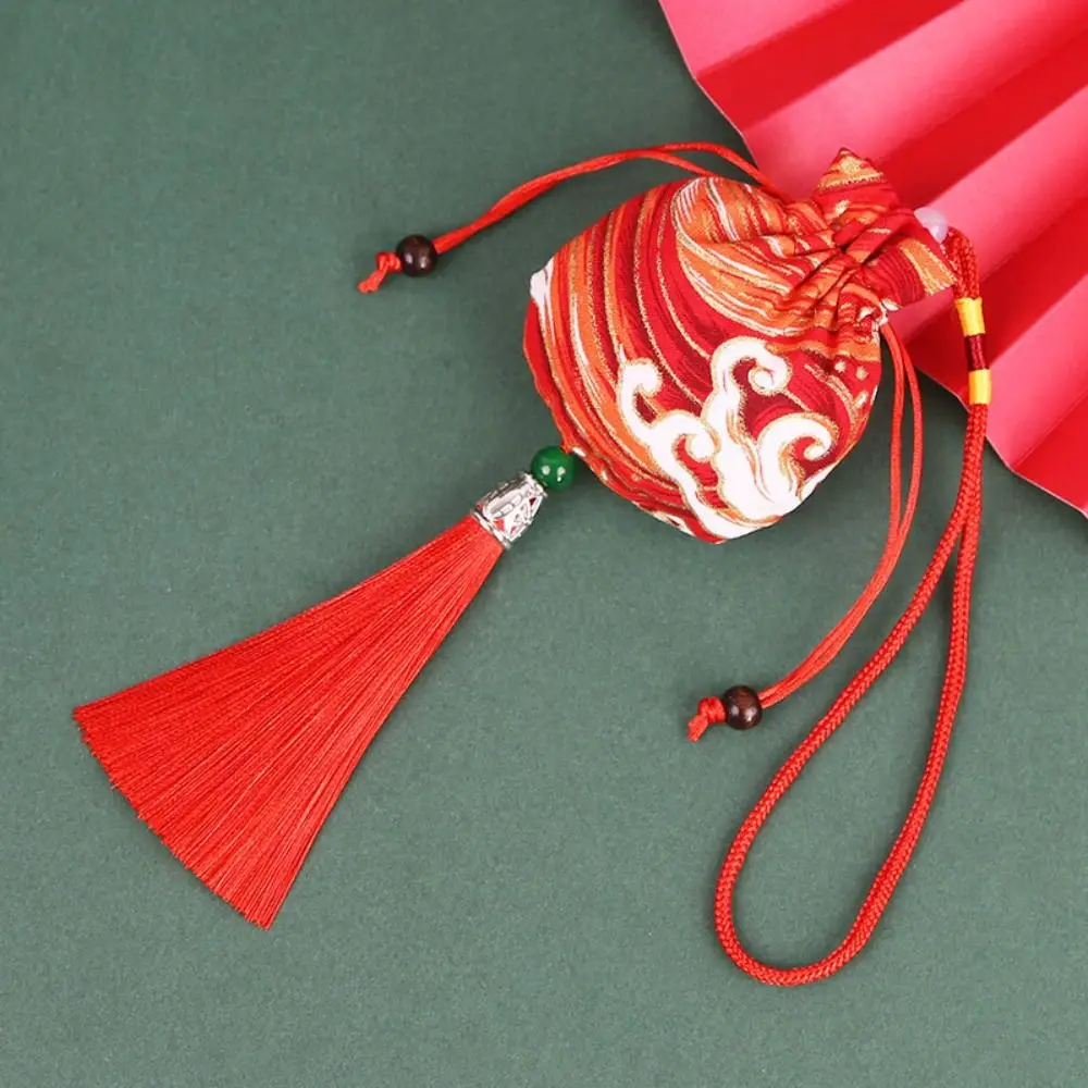 أزياء الطباعة القماش الكيس شنقا الحقيبة الصغيرة النمط الصيني الكيس تغليف المجوهرات غرفة نوم الديكور كيس توابل الأطفال