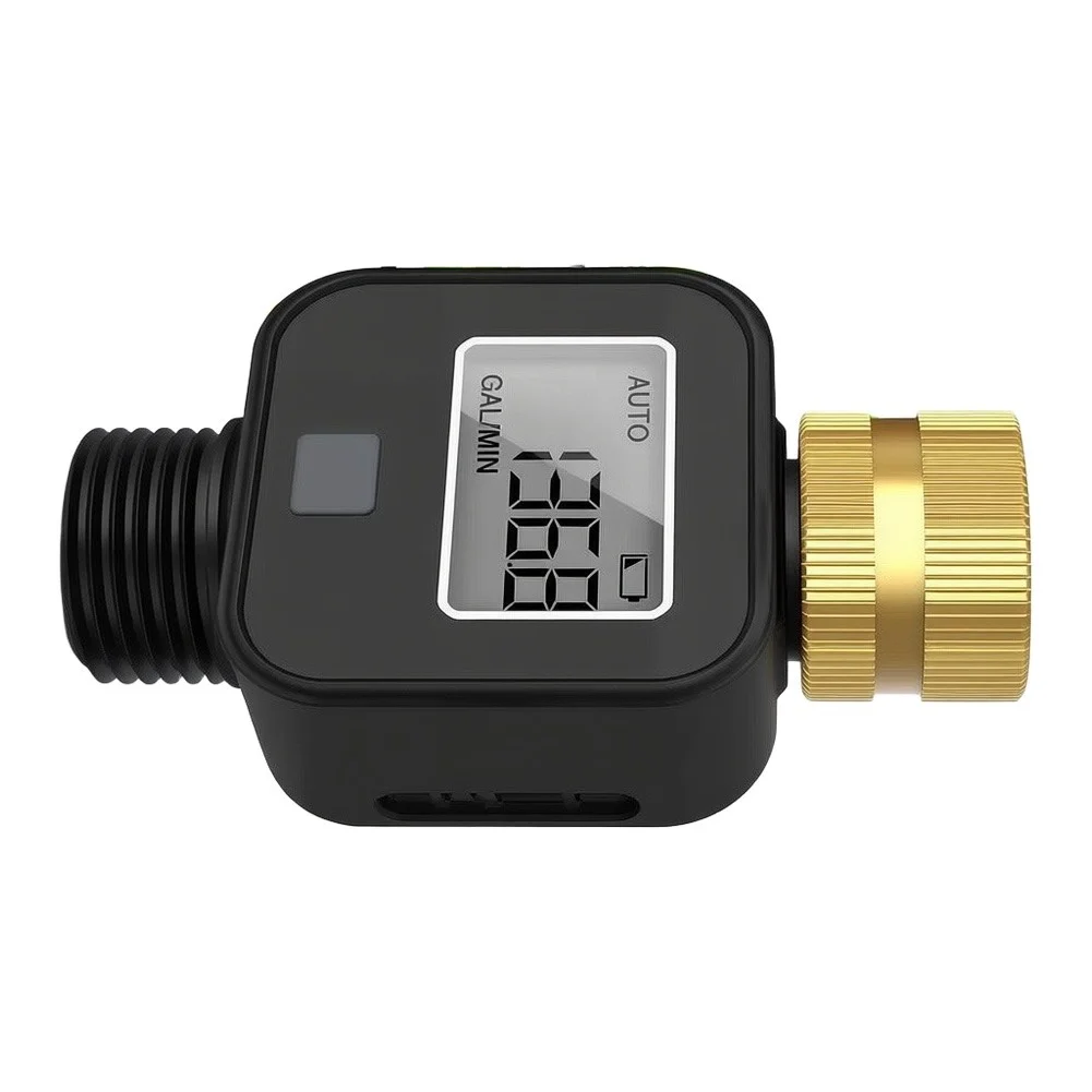 IP55 Waterproof Timer Brass Inlet Valve Timer Robust Brass Construction Intuitive LCD Screen Built-in Flow Tracking