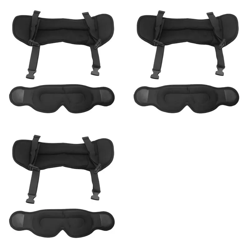 

Подушка для путешествий 2026-WISH 3X, подушка для шеи в самолет для длительных перелетов, увеличенный ремень для головы с маской для глаз 360 ° Поддержка для головы и шеи