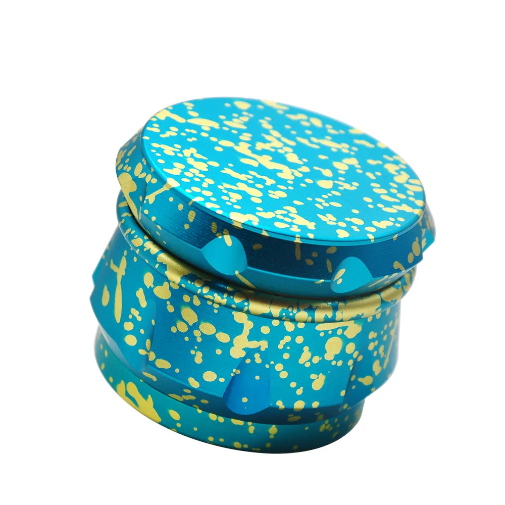 

63mm 4-Layer Drum-shaped Colorful Starry Spot Grind Smoke Machine