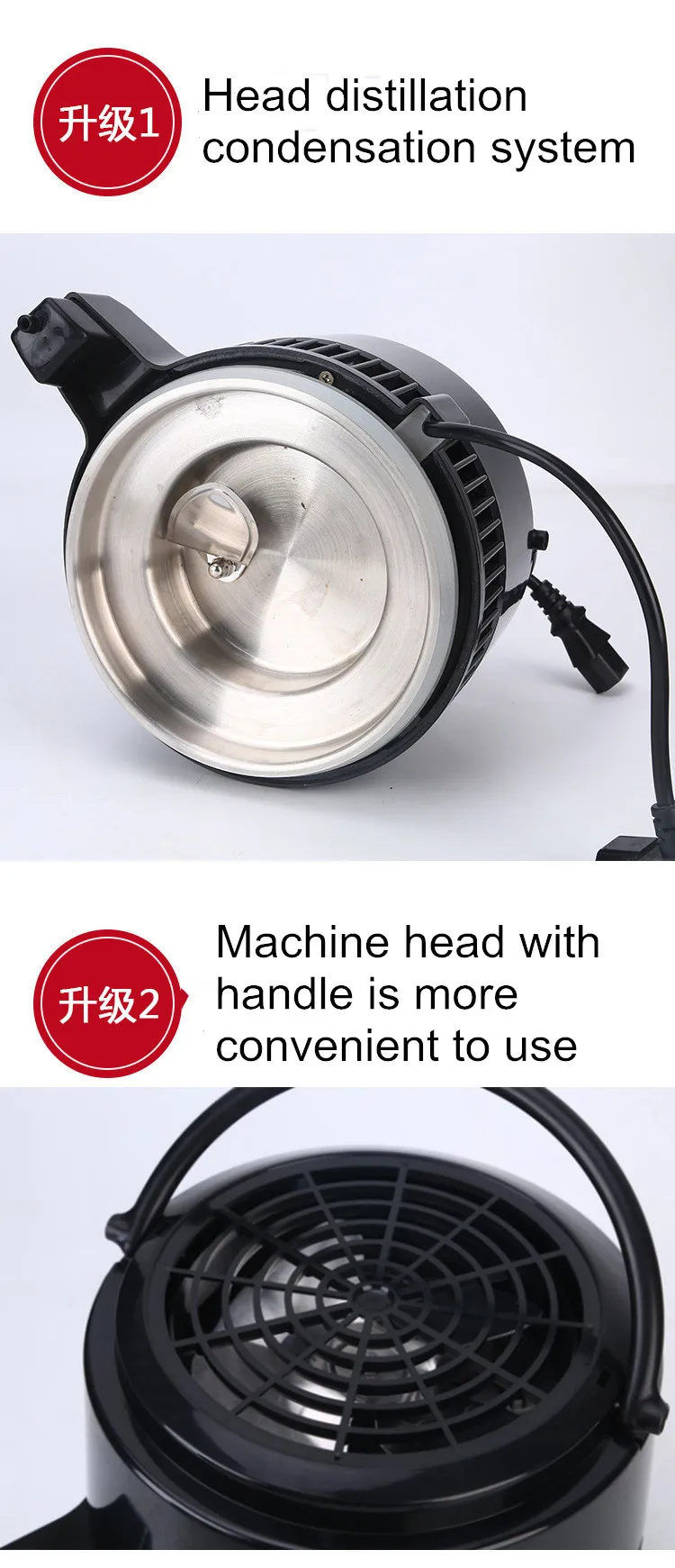 4L Edelstahl-Wasserdestilliergerät für zu Hause – automatische zahnmedizinische Destillierungswassermaschine für Haushalt, Labor, Klinik – BPA-frei, 304 St – Detail 4