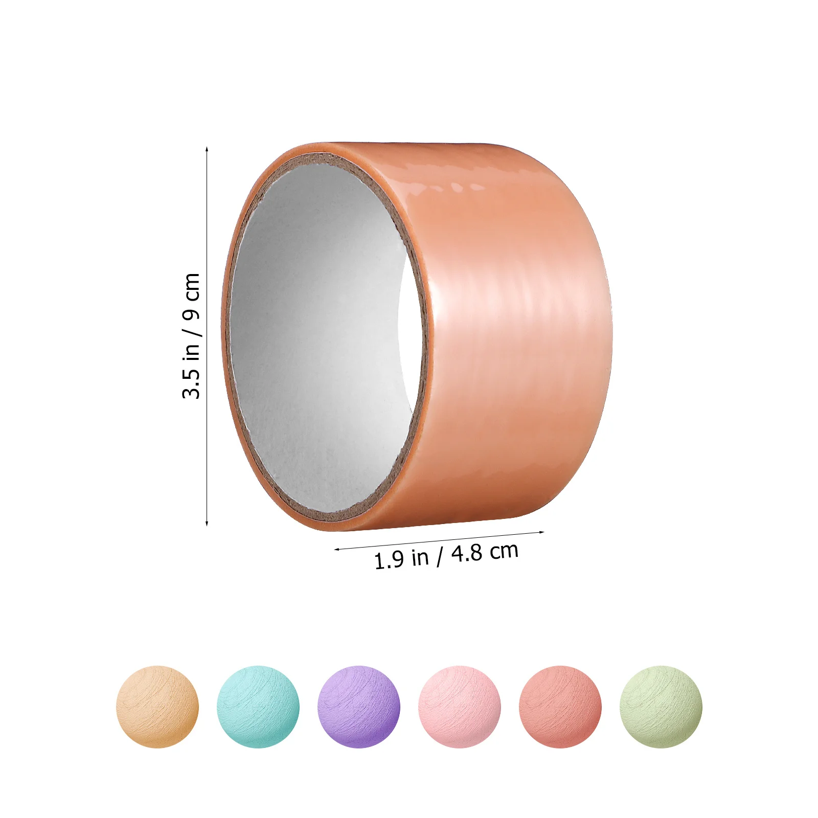 6 Rolls Ball Colorful Self-Adhesive Diy Tape For Relaxing Craft Projects Adhesive Colored Adhesive Tapes Tapes