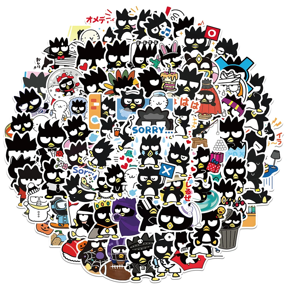 10/30/50/100PCS BADTZ-MARU Cute Anime Stickers DIY Snowboard Laptop Luggage Guitar Cool Waterproof Graffiti Sticker Decals Toy