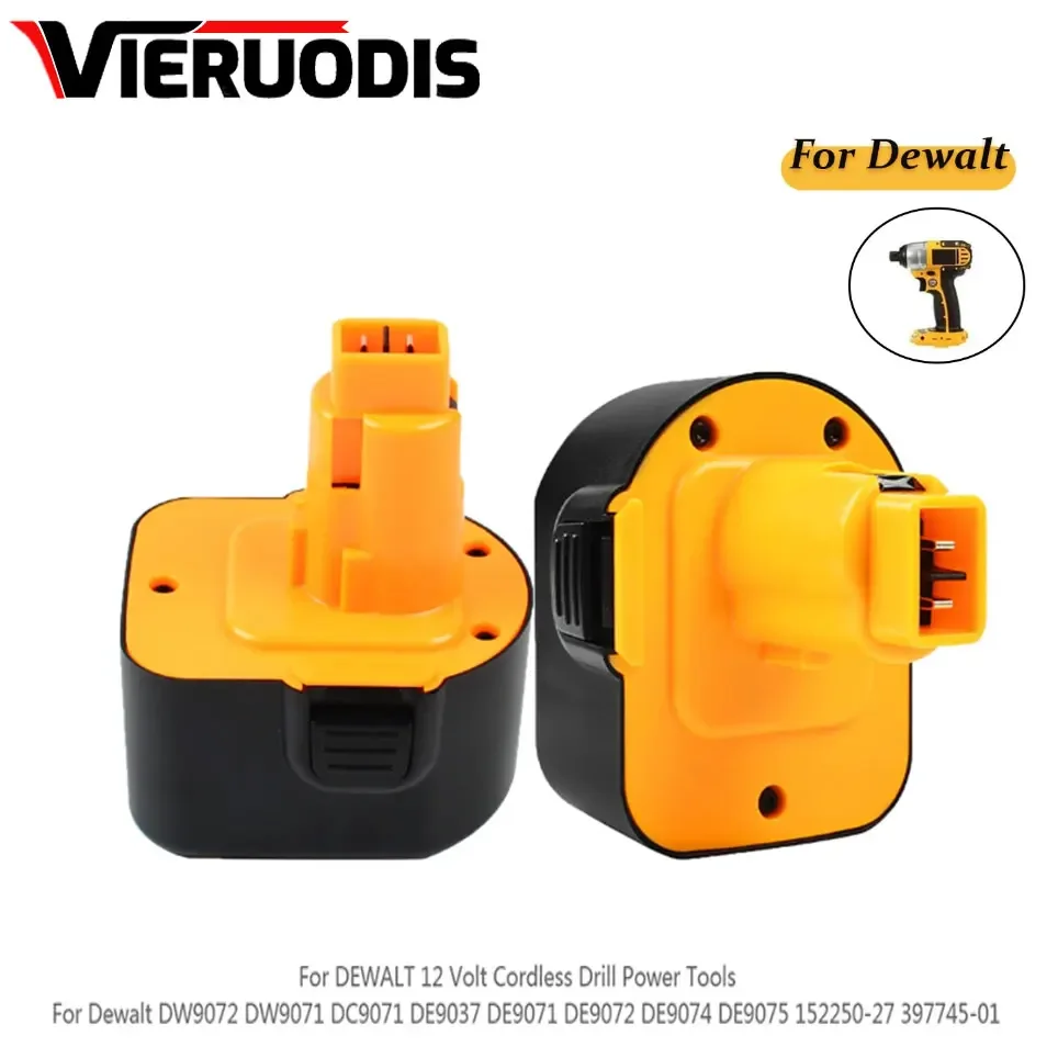 

New 12V 6800mAh Tool battery for Dewalt DE9074 DC9071 DE9037 DE9071 DE9075 DW9071 DW9072 DW9074 DC727 DC756 DC980 DC981 DW051