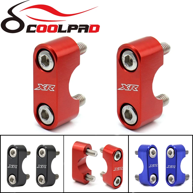 Handlebar Clamp Covers For HONDA XR650R/L XR250L/R XR230R XR400R XR600R XR 230/250/400 Motard Motorcycle Bar Riser Clamping Cap