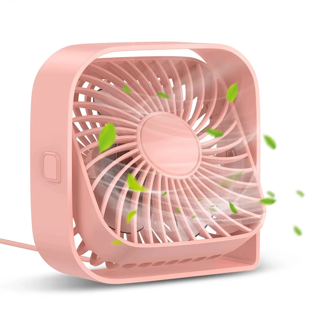 USB Desk Fan, Mini Fan Portable,3 Speeds Desktop Table Cooling Fan,Quiet Personal Small Fans for Room  Desktop Office Pocket fan