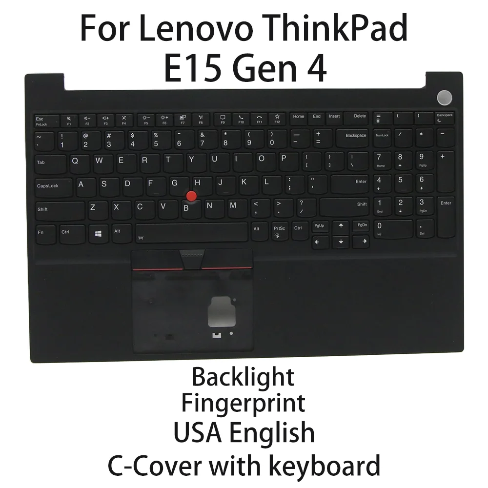 

Новый видеовер для ноутбука Lenovo ThinkPad E15 Gen 4, США, английская подсветка, отпечаток пальца 5M11C43752 5M11C43753 5M11C43754