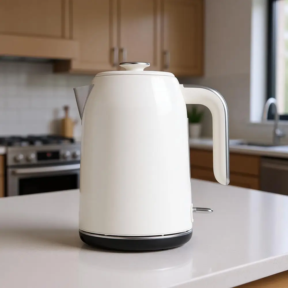 

Stainless Steel Electric Hot Water Kettle, Coffee Maker, Tea Kettle, Swivel Base, Automatic Shut Off, Boil-Dry Protection, Easy