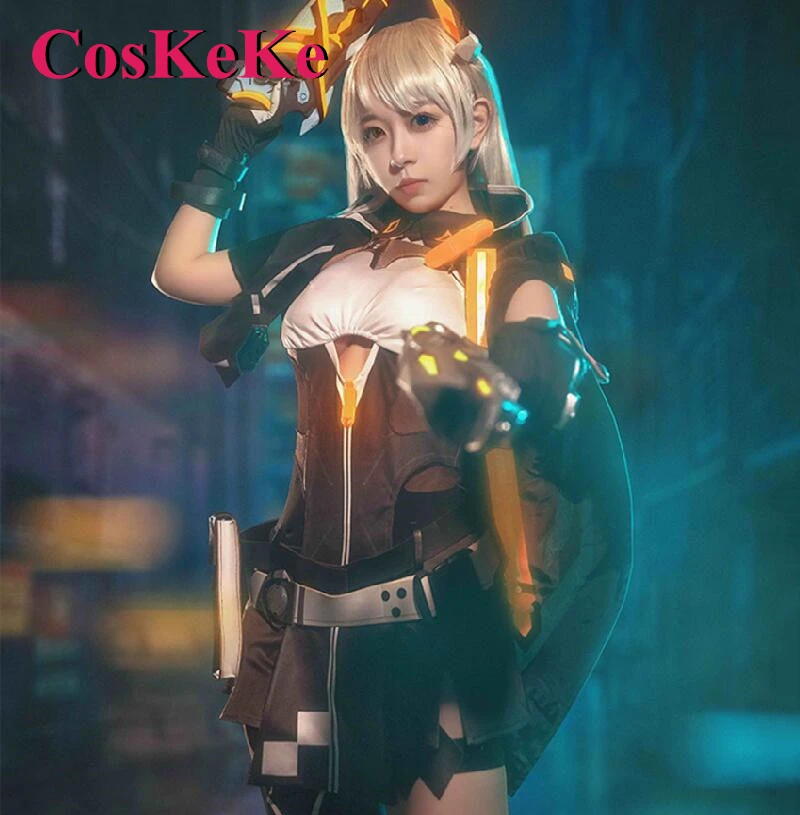 CosKeKe Kiana Kaslana Cosplay Anime gra Honkai Impact 3 kostium Sky Ranger mundur bojowy sukienka kobiety odzież do odgrywania ról S-XL