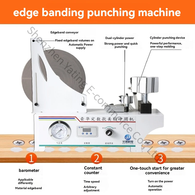 Electric Punche Edge Banding Punching Machine Knife Sticking Machine Punching Machine