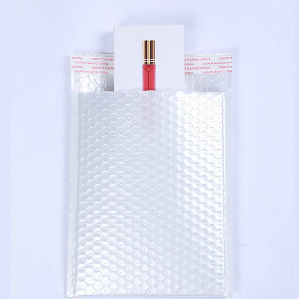50Pcs Shockproof Bubble Mailing Bag Self-Adhesive Tear Resistant Padded Envelope Secure Packaging Pouch for Mailing Storage