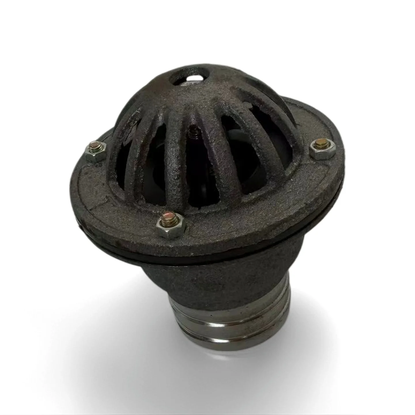 1Pcs Self-Priming Pump Foot Valve Shut-Off Valve Filter Head Heavy-Duty Cast Iron for Diesel Engine Motor Water Pump Filter Head