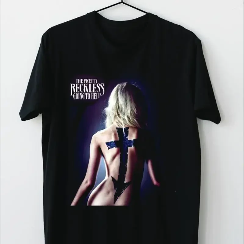 Camiseta preta The Pretty Reckless Going to Hell, todos os tamanhos, AE46