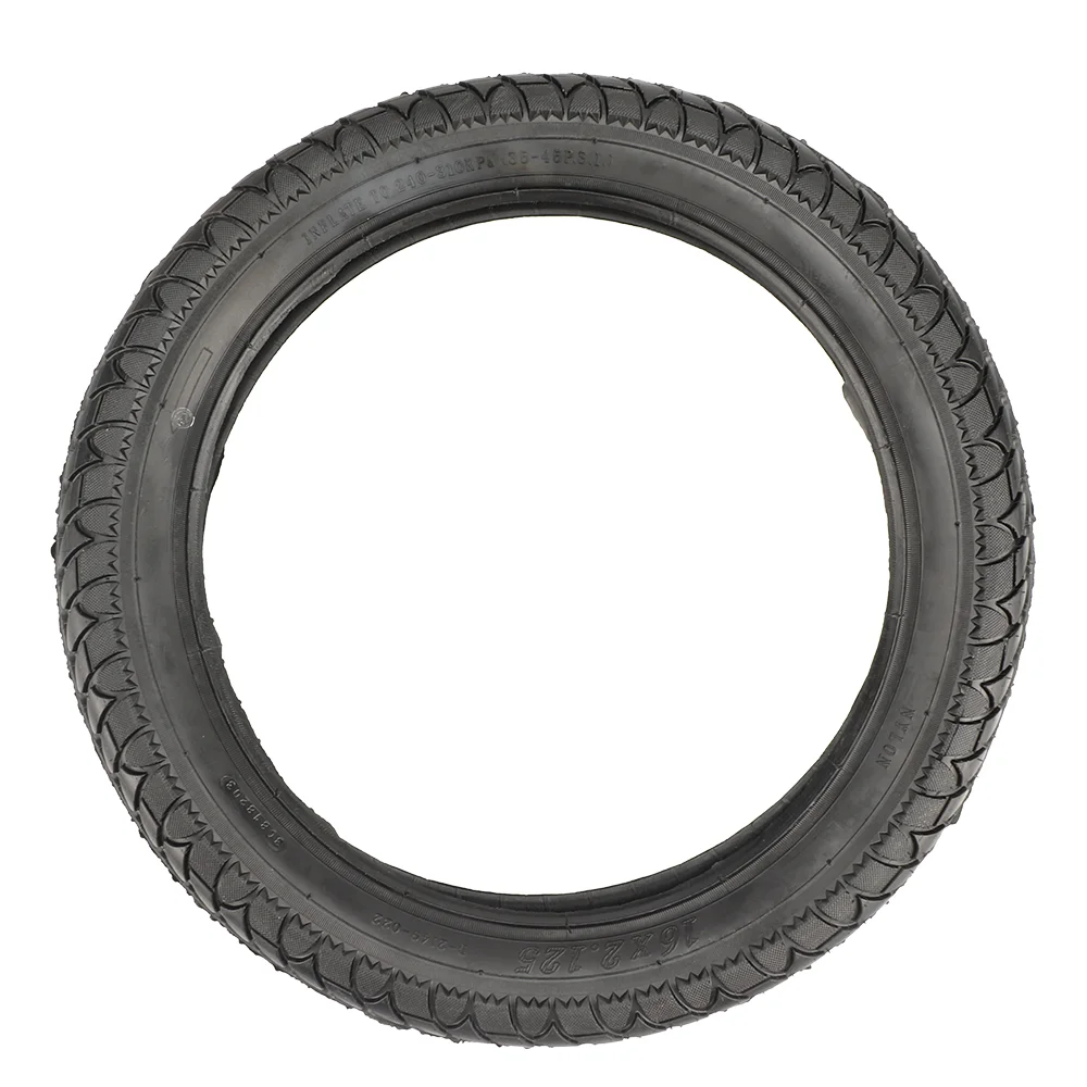 16x2.125/57-305 Bike Tire and Tube Set with Angled Valve Stem for Electric Bicycle, Bike, Motorcycle RoyalBaby Kids Bikes 16‘’