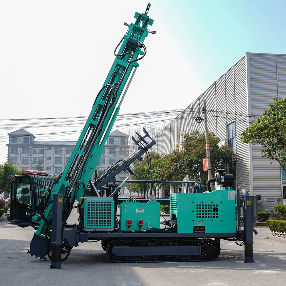 High Performance RC Reverse Circulation Drill Rig With Cabin For Hard Rock Drilling