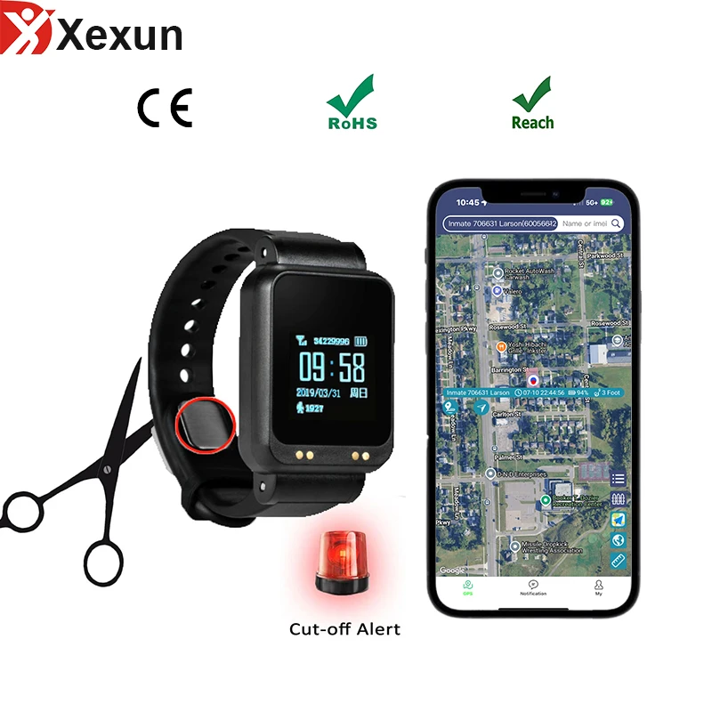 ODM/OEM 4G GPS Bracelet Tracker Heart Rate Monitoring SOS GPS Electronic Wristband Tracking Device for Alzheimer Patient Elderly