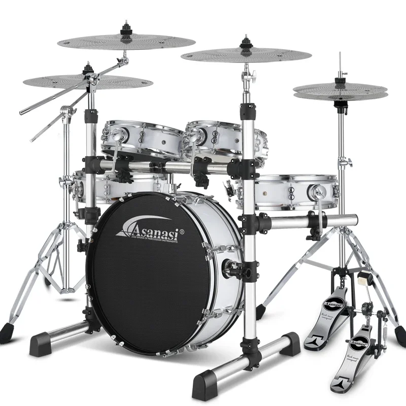 BX02 Custom Musical Instruments White Acoustic Drum