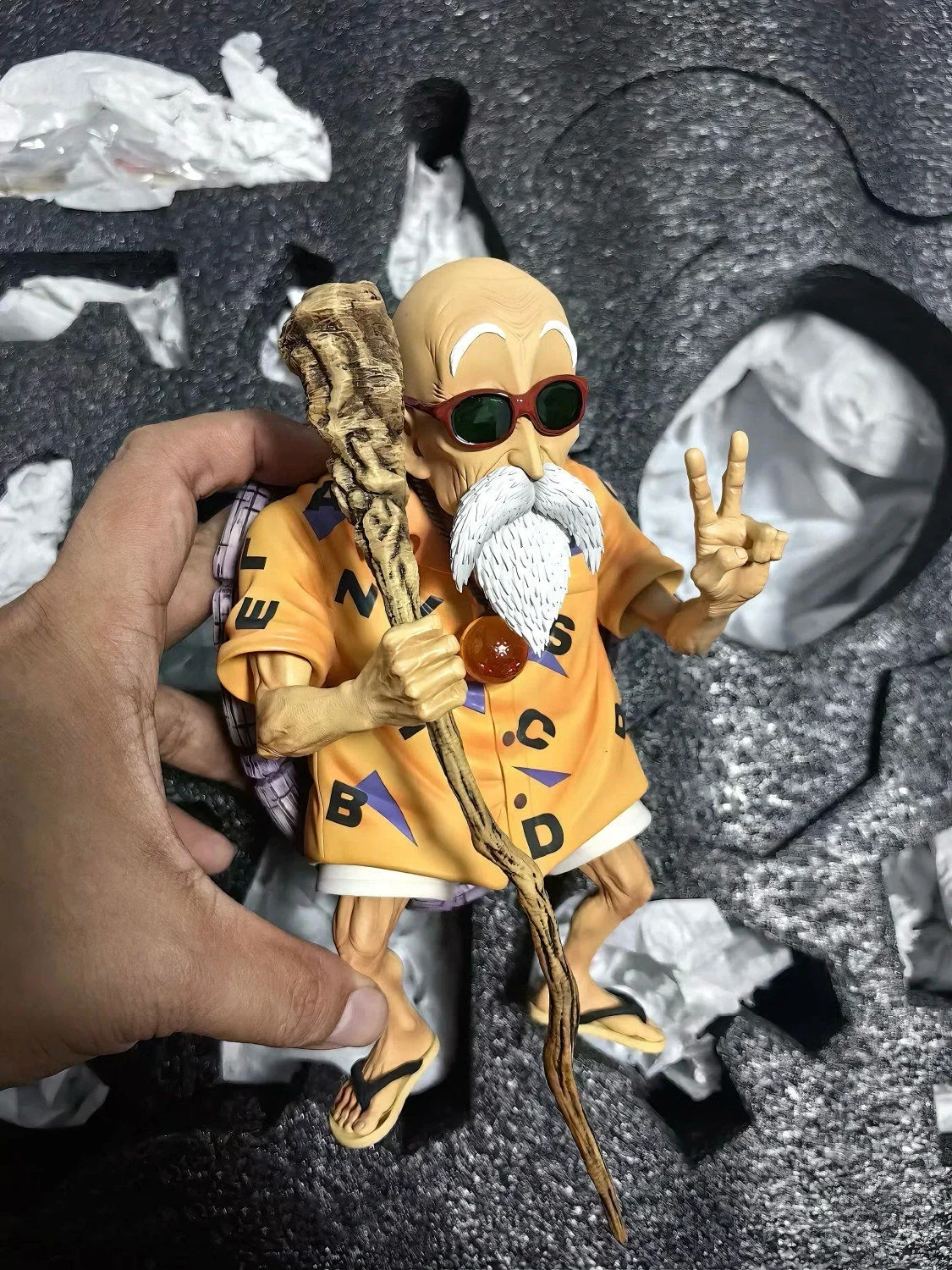 Dragon Ball Figur Kame Sennin Anime Figuren Master Roshi Figur PVC Modell Statue Puppe Sammlung Dekoration Spielzeug Weihnachten Geschenk