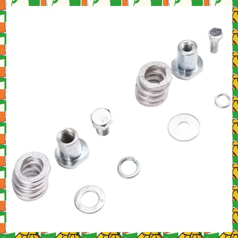 

Professional Tool 2PCS M14 M10 Angle Grinder Adapter Grooving Machine Adapter Conversion Kit Flange Metal Lock Nuts Slotting 100