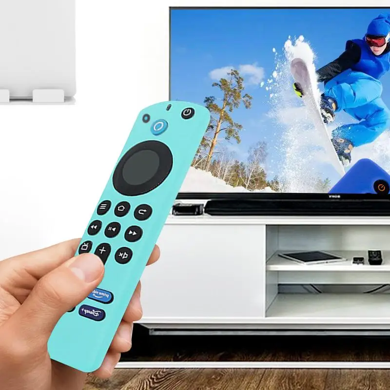 Silikon Fall ForAmazon FireTV Stick ForAlexa Stimme Controller 3rd Gen Nicht Weiche Silikon Fernbedienung Schutz Abdeckung