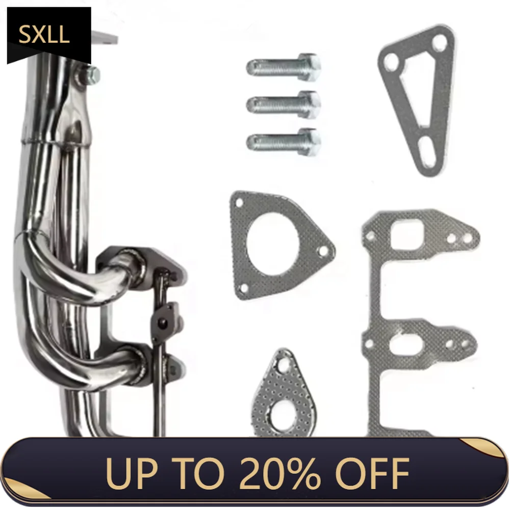 

SXLL Improved Stainless Steel Exhaust Pipe Exhaust Manifold Banana for RX8 SE3P RX-8 13B Genesis 1.3 2004-2011