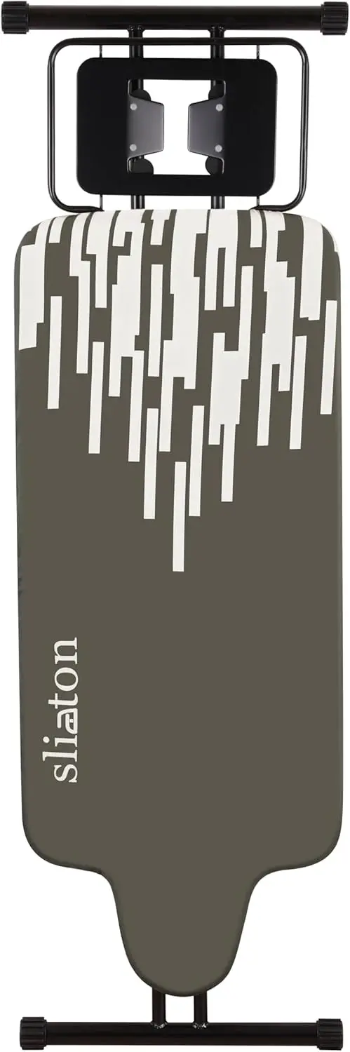 

Extra Large Ironing Board with Adjustable Height, Iron Rest, and Hanging Rail for Easy Fabric Care