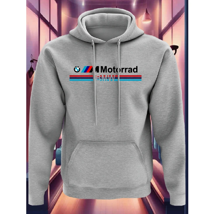 Sweater Hoodie BMW Autumn/Winter Men's Sweater Trend Loose Retro Fashion Men's and Women's Streetwear