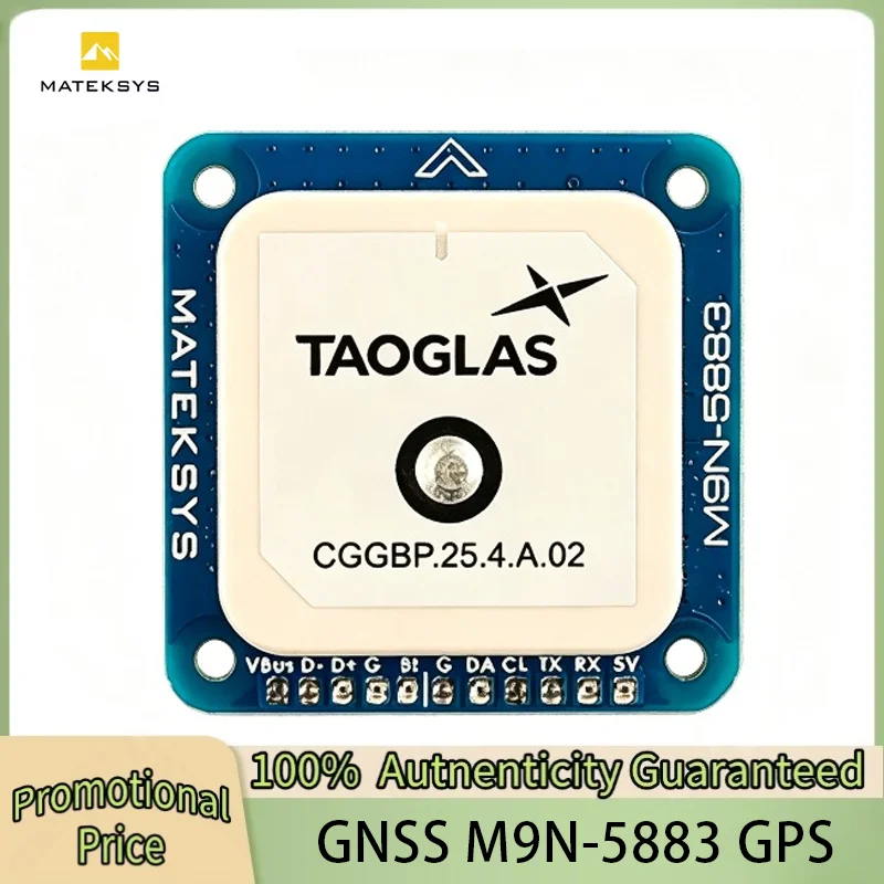 

MATEK MATEKSYS GNSS COMPASS M9N-5883 GPS for Long Rang RC FPV Drone