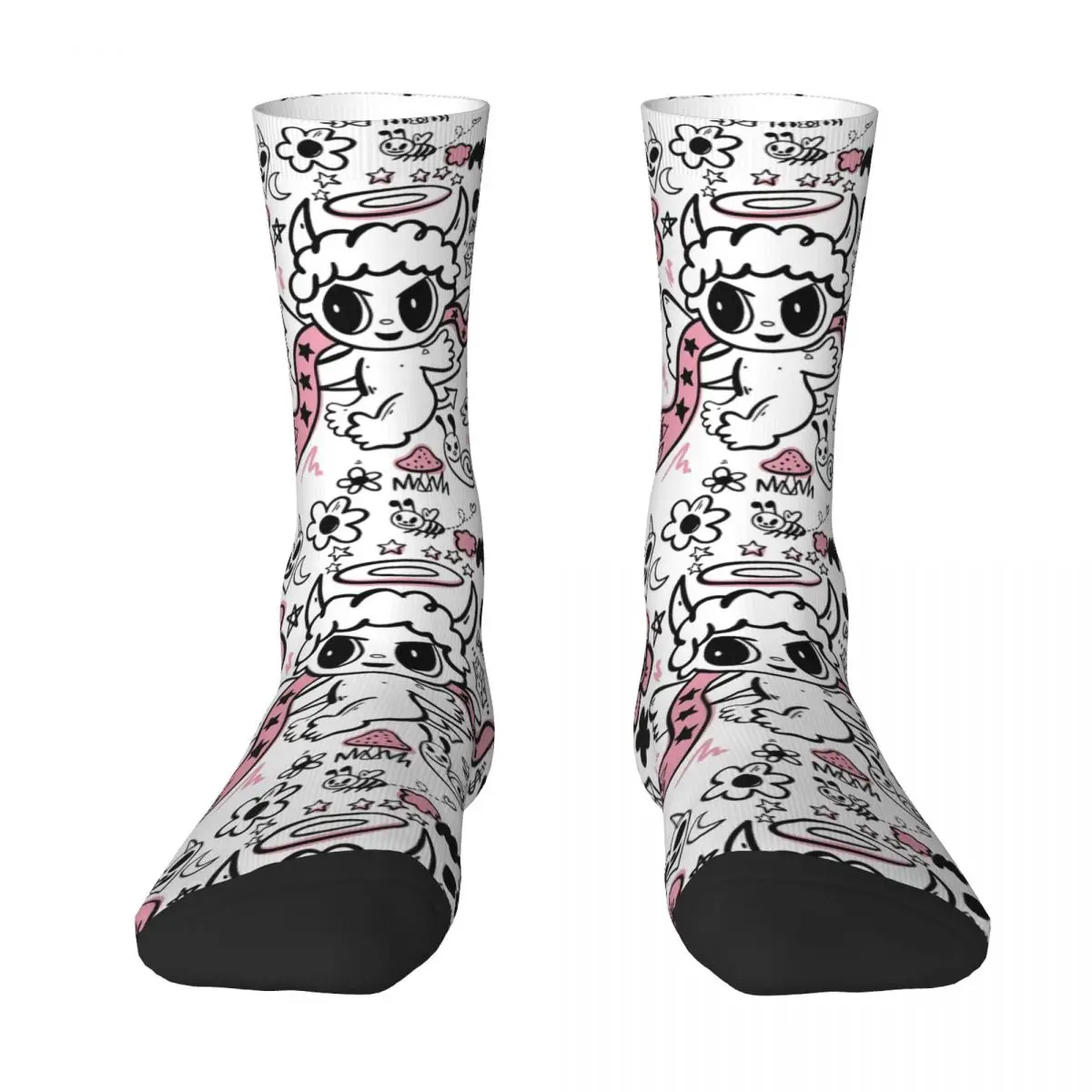 Karol G Manana Sera Bichota Stockings Couple Singer Socks High Quality Harajuku Socks Autumn Outdoor Non Skid Design Socks Gift