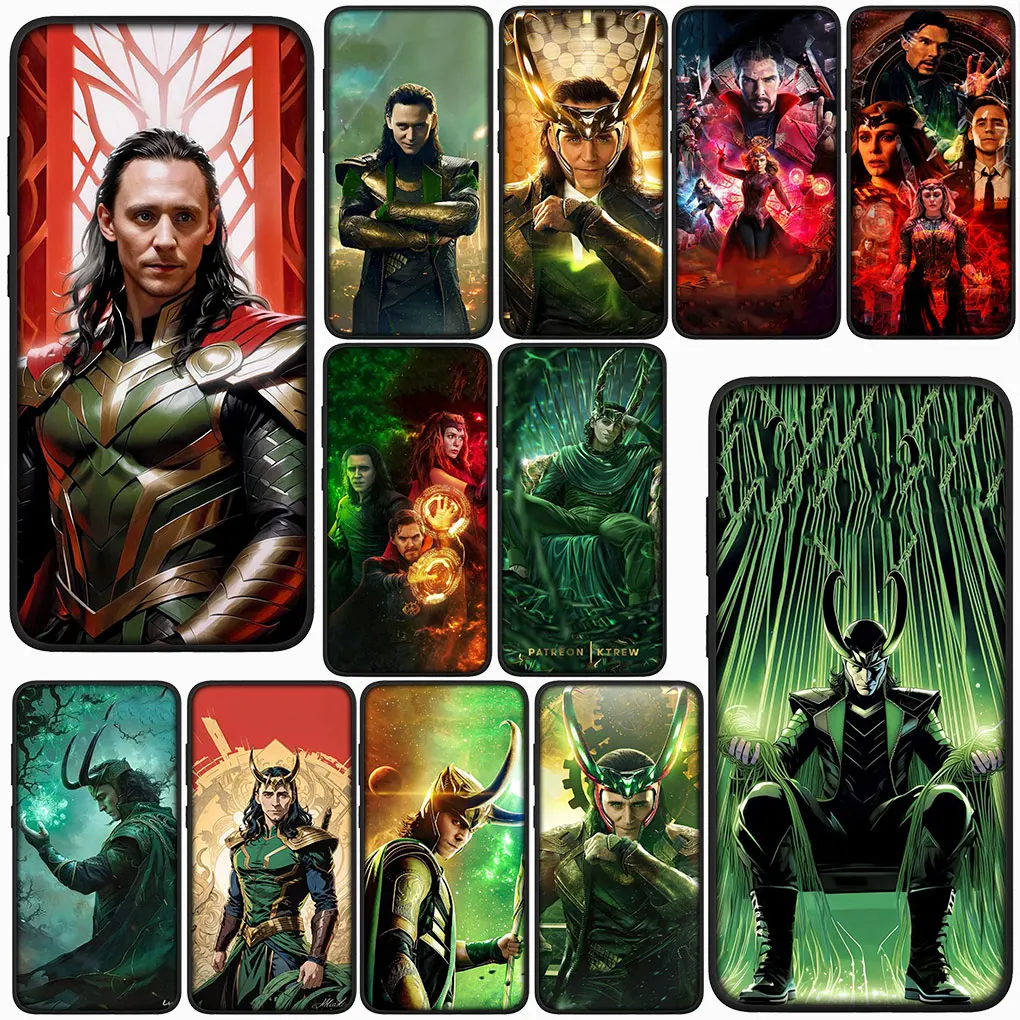 Чехол для телефона Xiaomi Redmi Note 12 10 11 Pro Max 10A 10C 12C 12s 10S 8T 5G 4G Защитный чехол Loki Doctor Strange Marvel