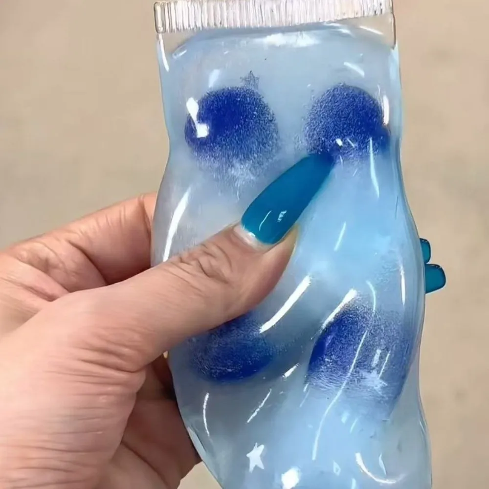 Shapeable Toothpaste Stress Ball Non-Bounce Vaseline Feel Shapeable Squeeze Squishy Anxiety Relief Non-Bounce Squeeze