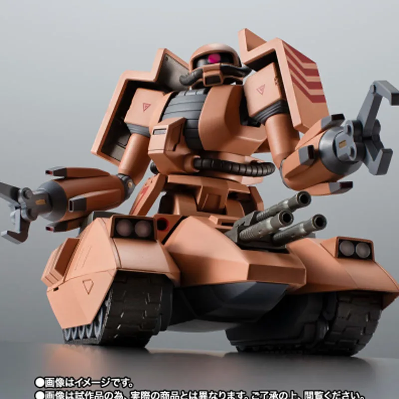 Bandai Echte ROBOTER Anime Figur MS-06V Zaku Tank 100mm Action Figur Spielzeug für Jungen Kinder Geschenk Sammeln Modell Ornamente