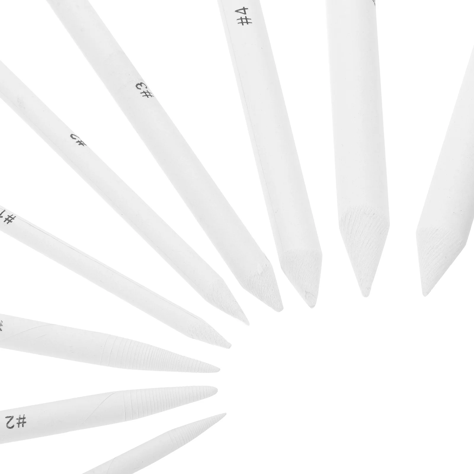 1 set 1 Set Blending Stumps For Drawing Sketching Tools Set With Sandpaper Board Pencil Charcoal Pastel Art Blending Tools For