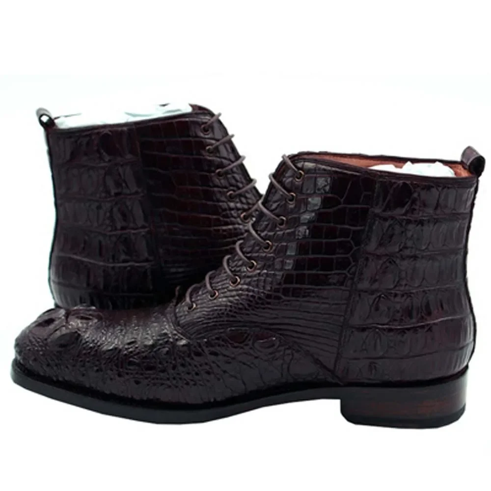 men boots male shoes winter crocodile shoes