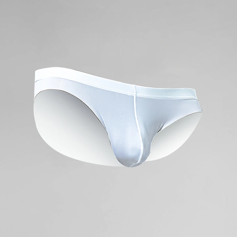 Modal men's underwear. Super - thin ice - silk style for summer. Alluring, breathable men's briefs. Sexy, translucent underpants