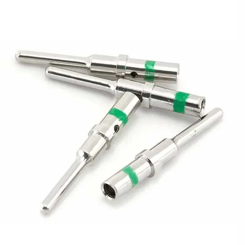 50 pièces DT 1.5mm série broche en acier inoxydable Contact 0462-201-16141 0460-202-16141,16AWG Deutsch sertissage solide femelle et mâle Terminal