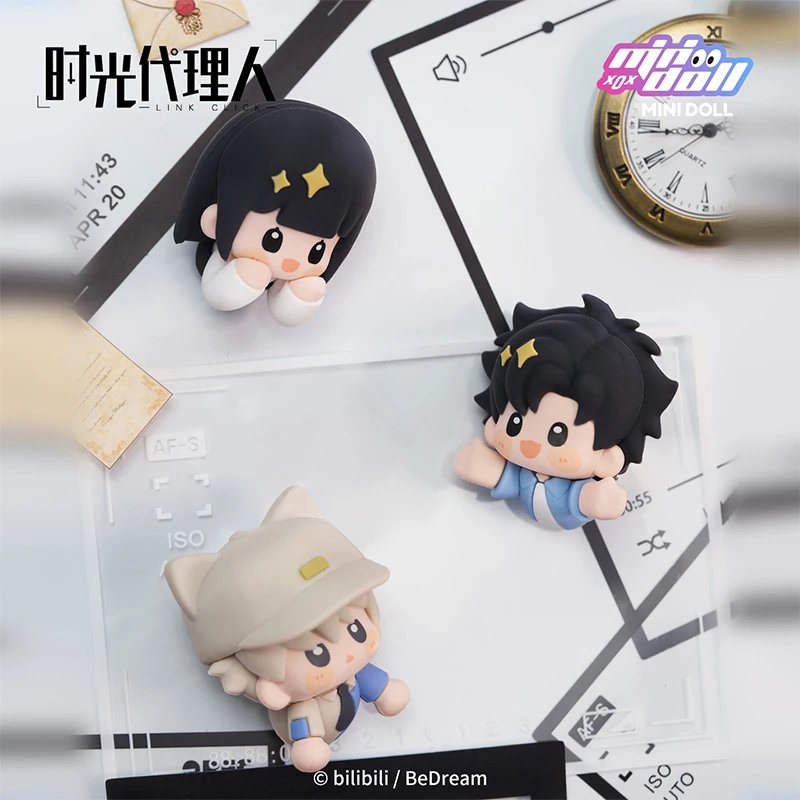 

Minidoll Link Click Reel Back In Time Series Fridge Magnet Blind Box Lucas Charles Jo Collectible Trendy Surprise Gift For Kids
