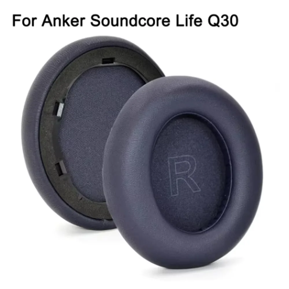 Амбушюры ForAnker Soundcore Life Q30 Q35, наушники из пены с эффектом памяти, подушечки для ушей, сменные амбушюры из протеиновой кожи, чехол