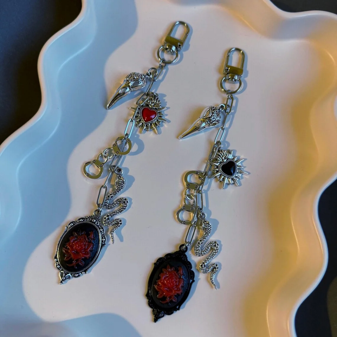 Dark Romance Kindle Case Charm | Bookish Charm Keychain | Romance Charm | Kindle Keychain | Dark Kindle Charm | Bookish Accessor
