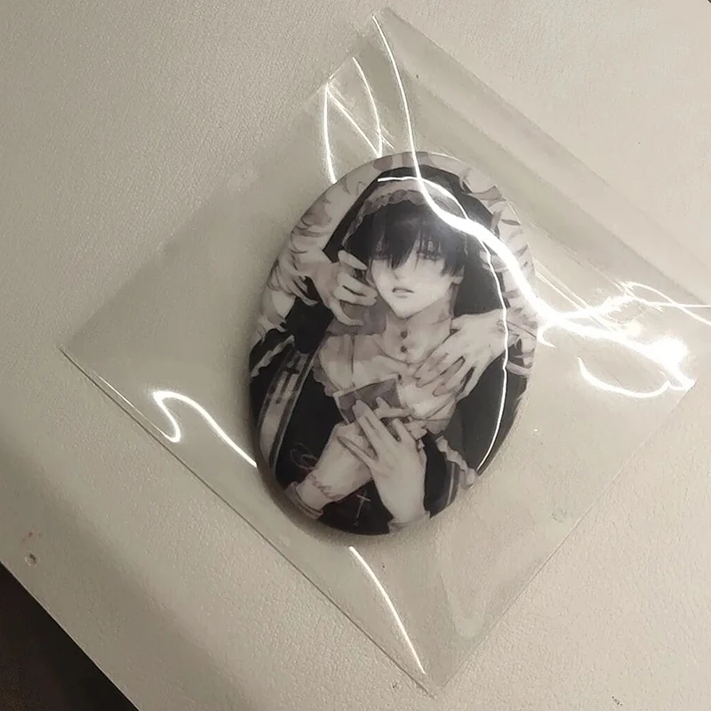  أنيمي الصيف Hikaru Died Yoshiki Tsujinaka تأثيري بروش صفيح شارة التلبيب دبابيس حقيبة ملحق حلية الديكور الدعامة #2