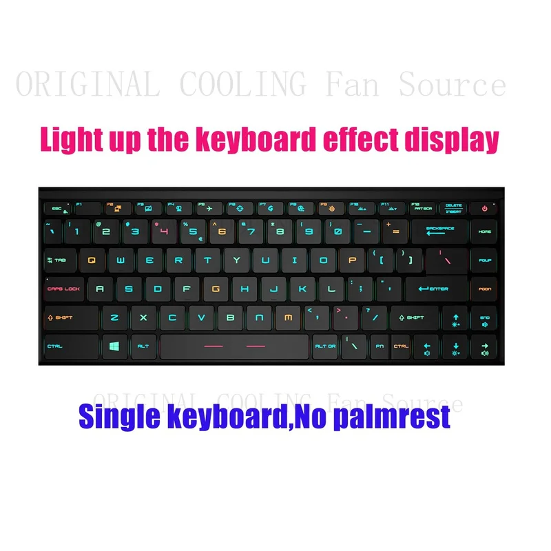 R+  US Per Key backlit keyboard for MSI GP66 Leopard 10UE/10UG/10UH(MS-1542)