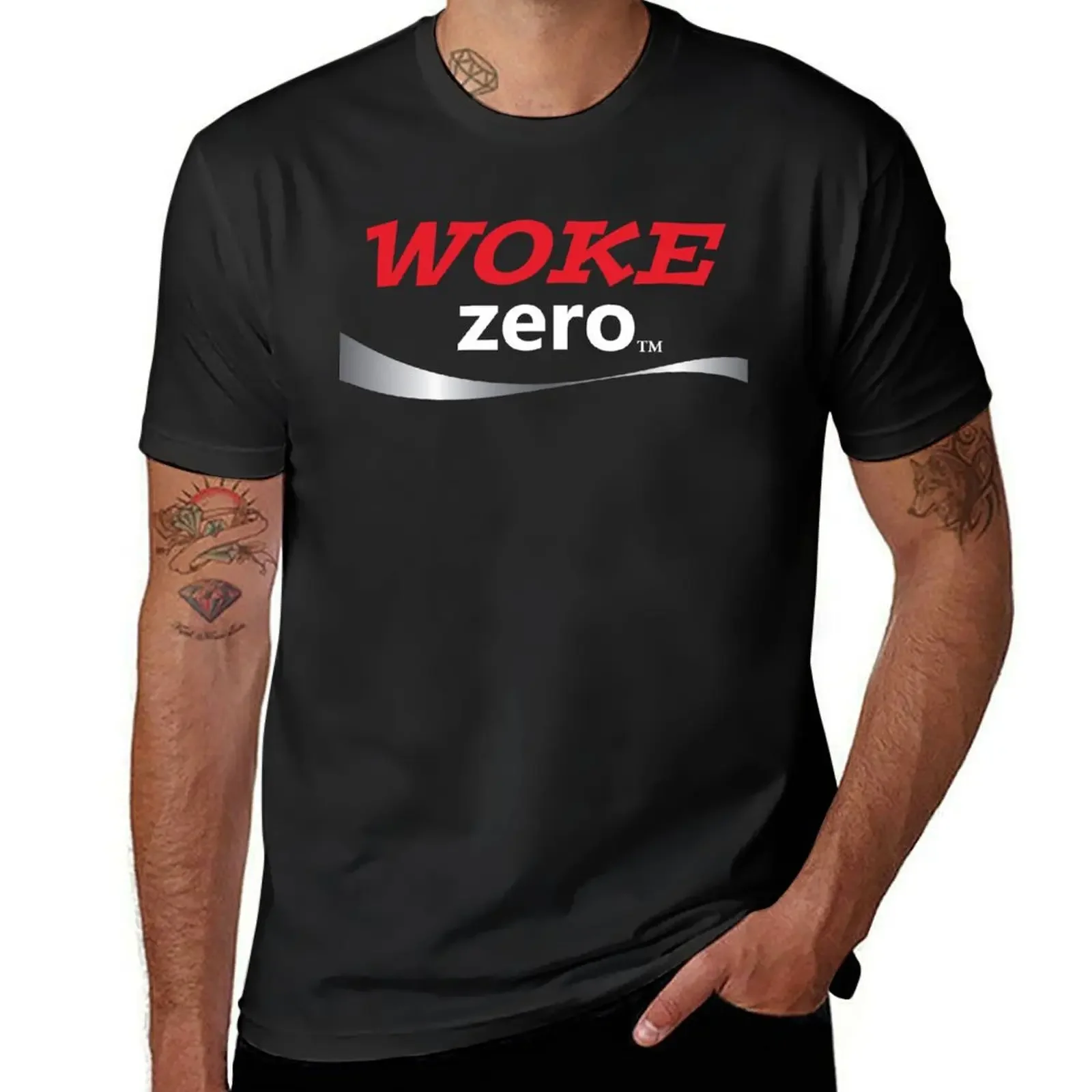 

Woke Zero T-Shirt graphic tee shirt Short sleeve tee mens plain t shirts
