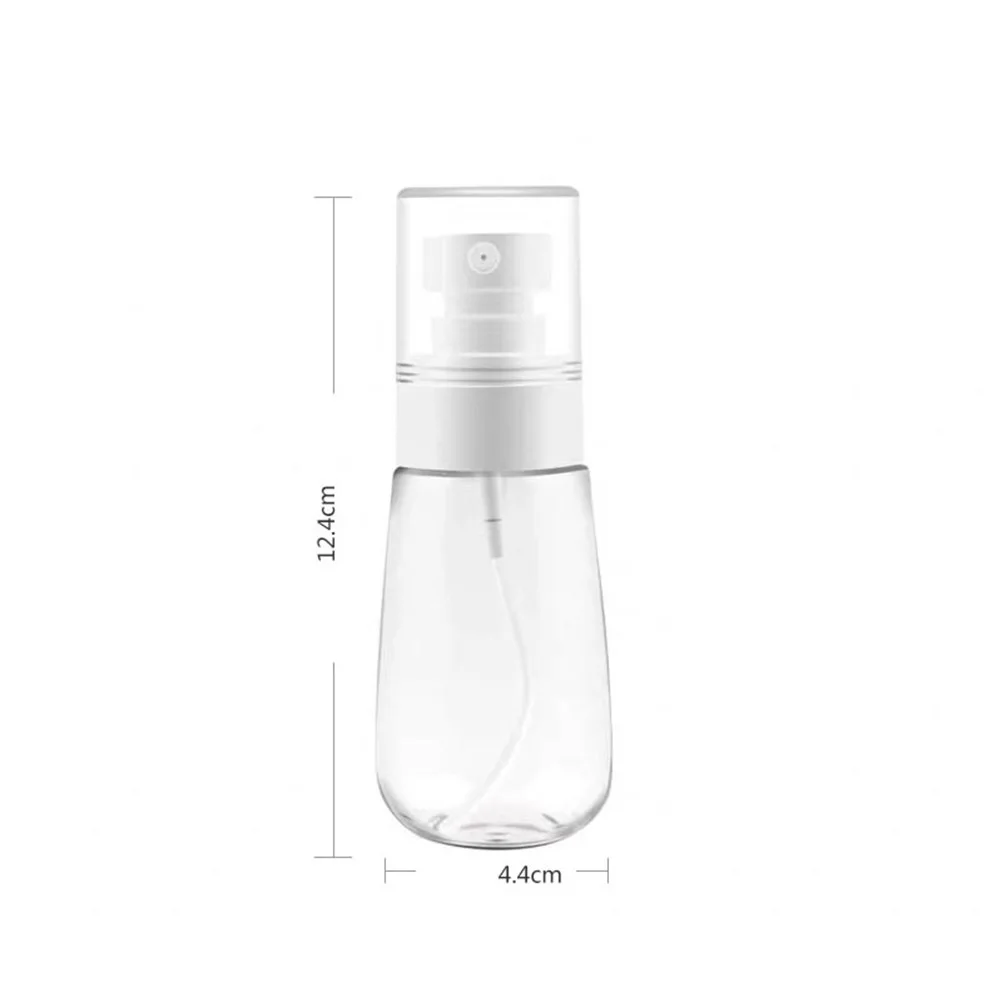 3Pcs Compact Refillable Spray Bottles Portable Travel Mist Pump Empty Liquid Dispenser Set for Essential Oils Toiletries